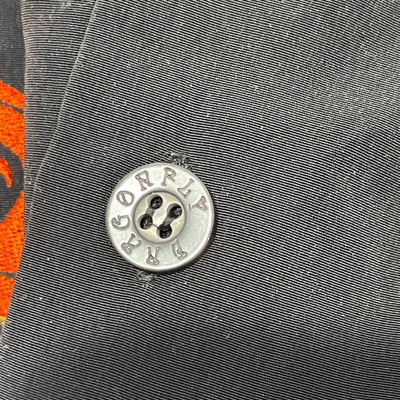 Vintage Dragonfly Motorcycle Biker Black Flaming Skull Bowling Shirt 90s Tiki - Picture 6 of 7